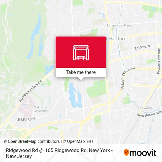 Ridgewood Rd @ 165 Ridgewood Rd map