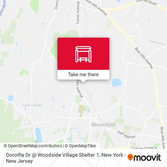 Dorothy Dr @ Woodside Village Shelter 1 map