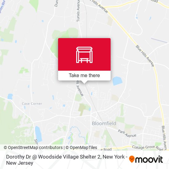 Dorothy Dr @ Woodside Village Shelter 2 map