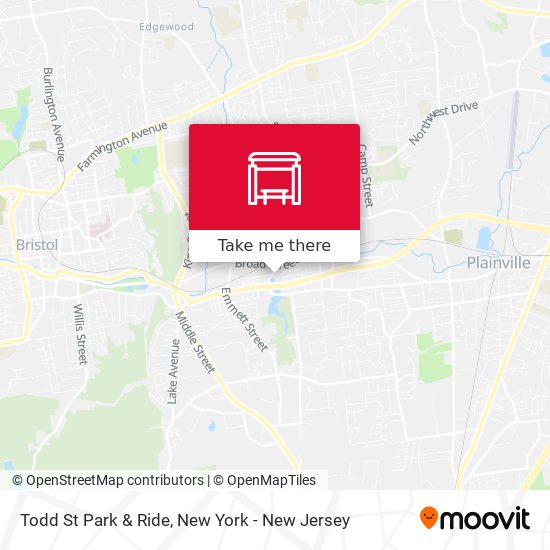 Todd St Park & Ride map