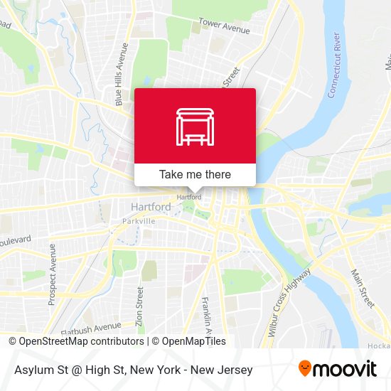 Mapa de Asylum St @ High St