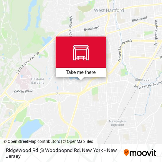 Mapa de Ridgewood Rd @ Woodpopnd Rd
