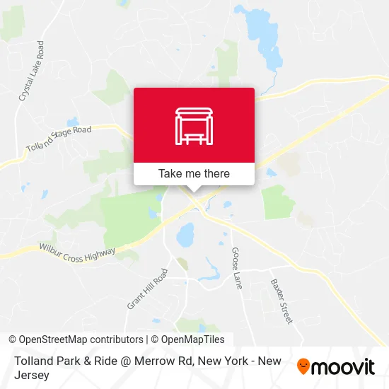 Tolland Park & Ride @ Merrow Rd map