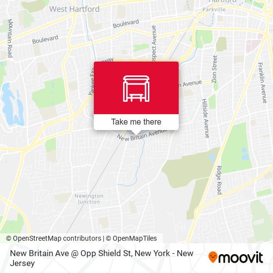 New Britain Ave @ Opp Shield St map