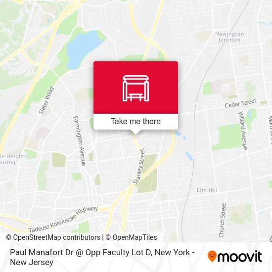 Paul Manafort Dr @ Opp Faculty Lot D map