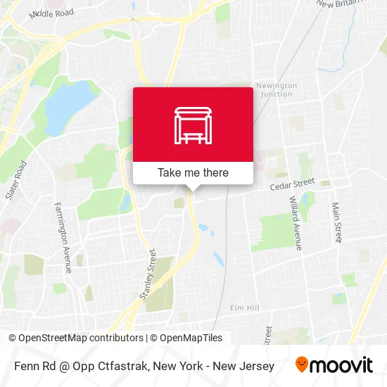 Mapa de Fenn Rd @ Opp Ctfastrak