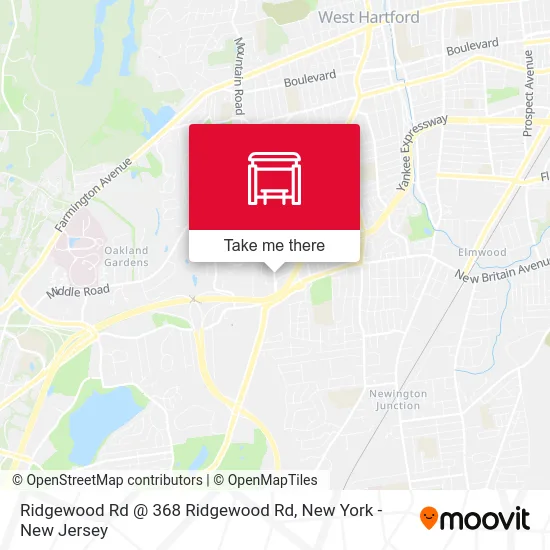 Ridgewood Rd @ 368 Ridgewood Rd map
