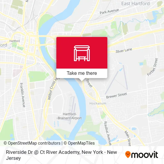 Riverside Dr @ Ct River Academy map