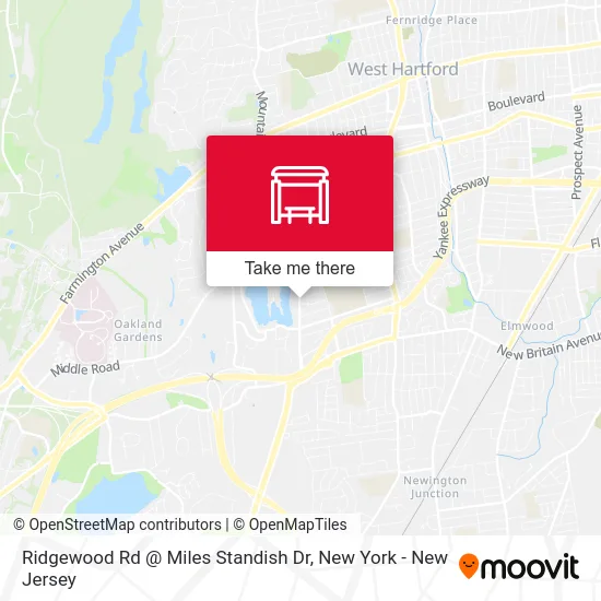Ridgewood Rd @ Miles Standish Dr map