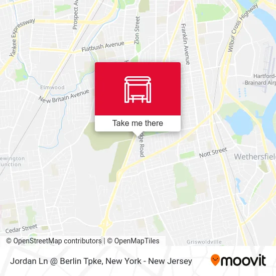 Jordan Ln @ Berlin Tpke map