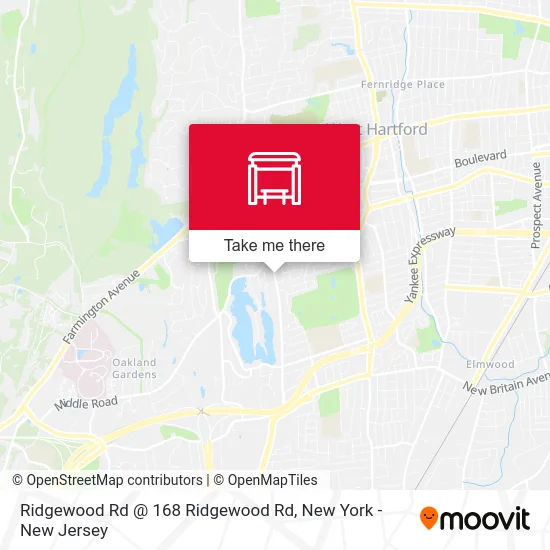 Ridgewood Rd @ 168 Ridgewood Rd map