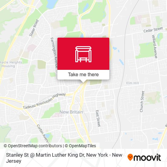 Stanley St @ Martin Luther King Dr map