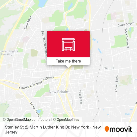 Stanley St @ Martin Luther King Dr map