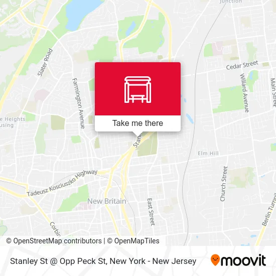 Stanley St @ Opp Peck St map