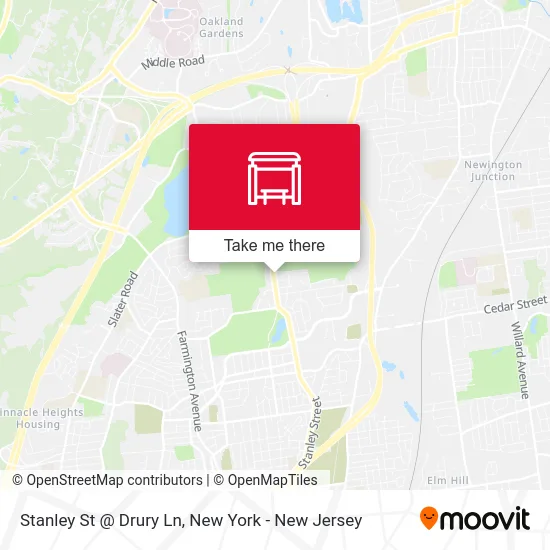 Stanley St @ Drury Ln map