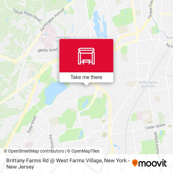 Brittany Farms Rd @ West Farms Village map