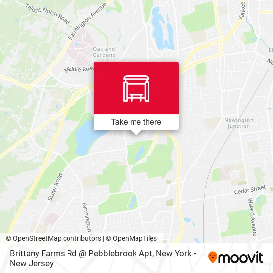 Mapa de Brittany Farms Rd @ Pebblebrook Apt