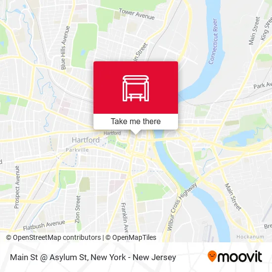 Mapa de Main St @ Asylum St