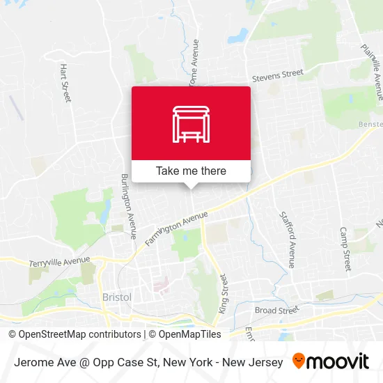 Jerome Ave @ Opp Case St map