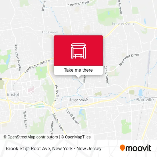 Brook St @ Root Ave map