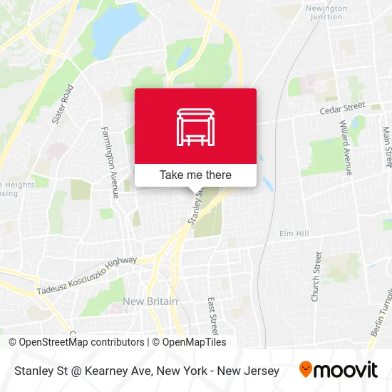 Stanley St @ Kearney Ave map
