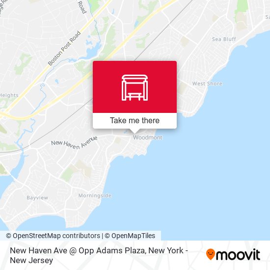 Mapa de New Haven Ave @ Opp Adams Plaza