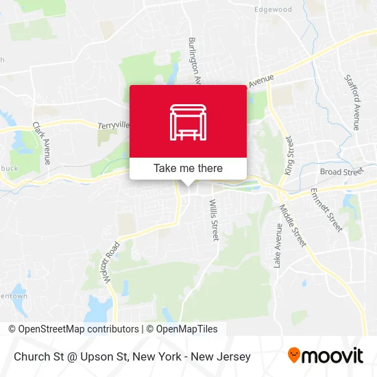 Church St @ Upson St map