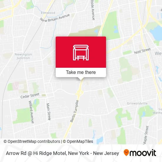 Mapa de Arrow Rd @ Hi Ridge Motel