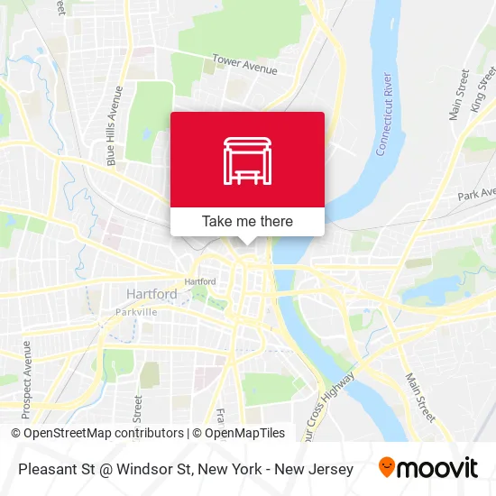 Mapa de Pleasant St @ Windsor St
