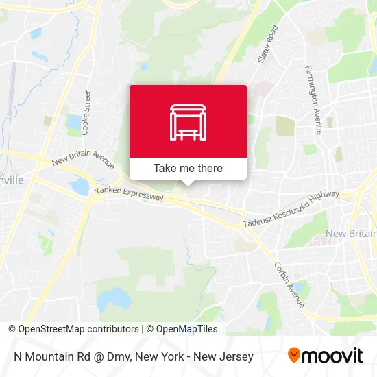 N Mountain Rd @ Dmv map