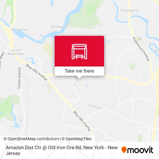 Amazon Dist Ctr @ Old Iron Ore Rd map