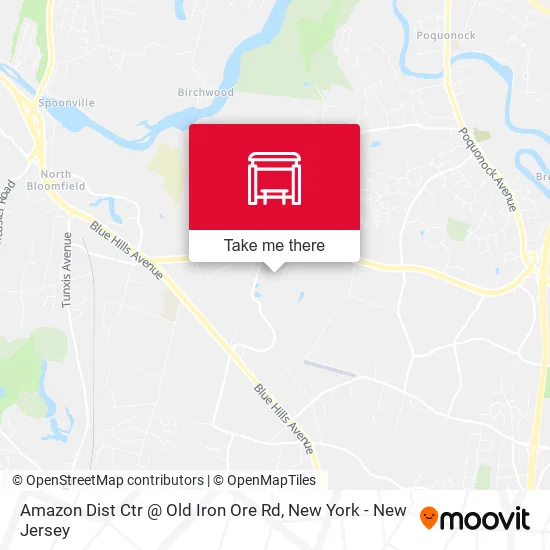 Mapa de Amazon Dist Ctr @ Old Iron Ore Rd