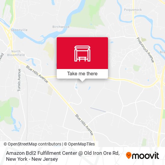 Mapa de Amazon Bdl2 Fulfillment Center @ Old Iron Ore Rd