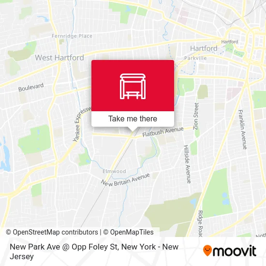 New Park Ave @ Opp Foley St map