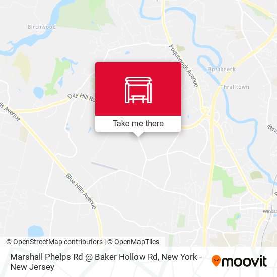 Mapa de Marshall Phelps Rd @ Baker Hollow Rd