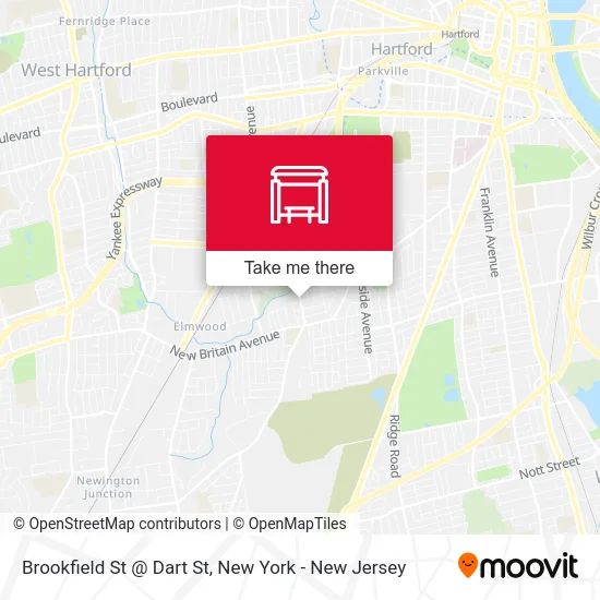 Brookfield St @ Dart St map