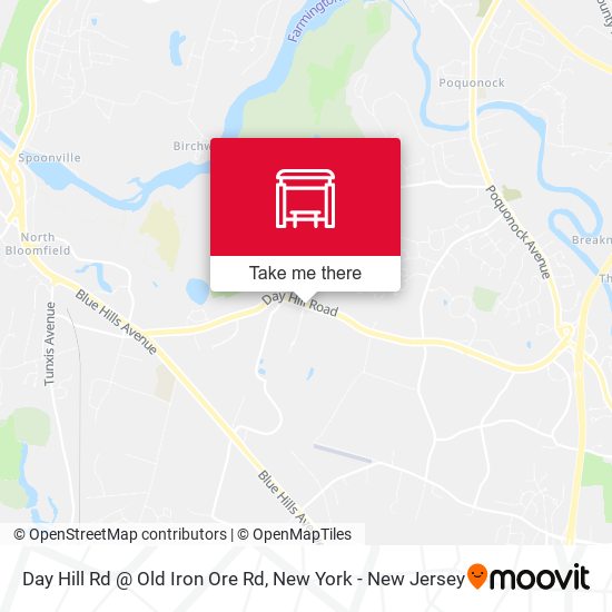 Day Hill Rd @ Old Iron Ore Rd map