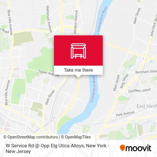 W Service Rd @ Opp Elg Utica Alloys map