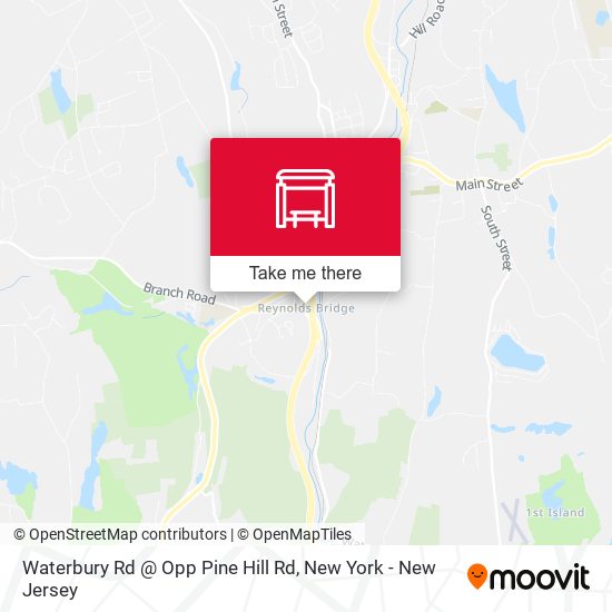 Waterbury Rd @ Opp Pine Hill Rd map