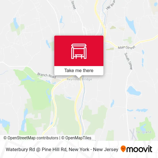 Waterbury Rd @ Pine Hill Rd map