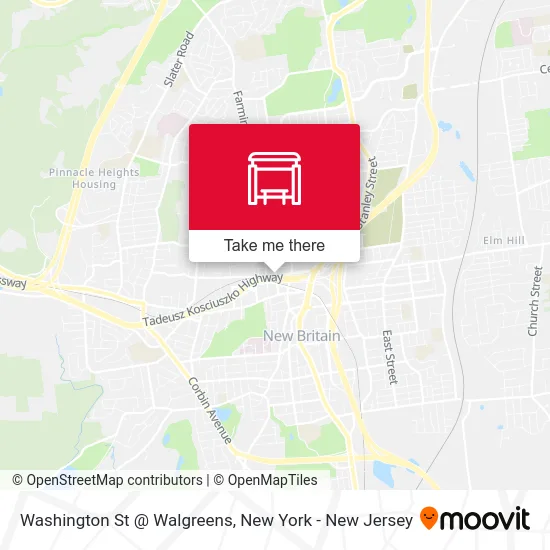 Washington St @ Walgreens map