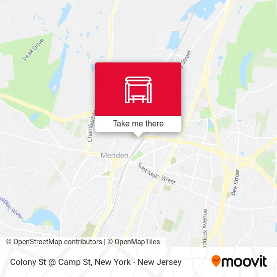 Colony St @ Camp St map