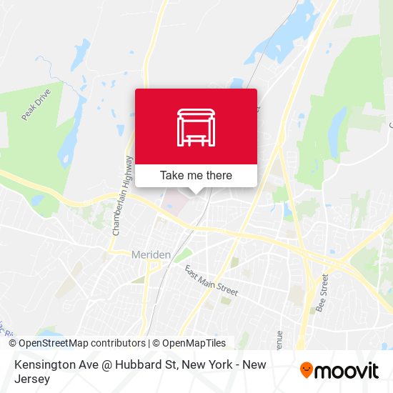 Mapa de Kensington Ave @ Hubbard St