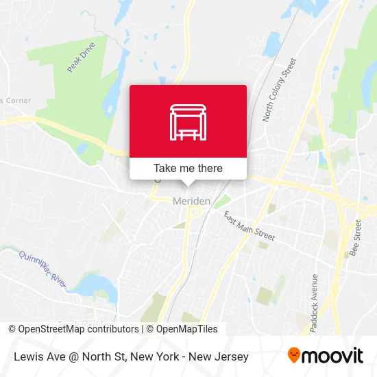 Lewis Ave @ North St map