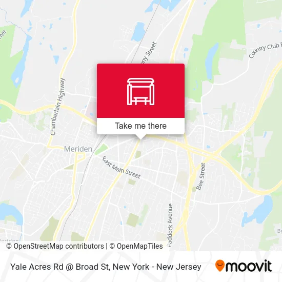 Yale Acres Rd @ Broad St map