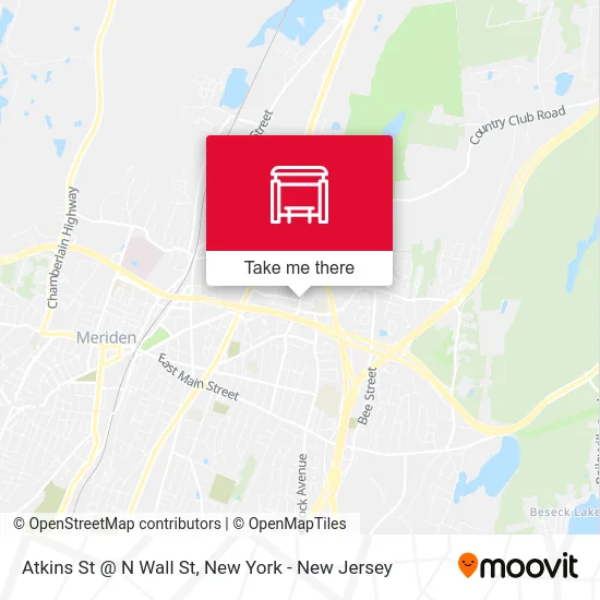 Atkins St @ N Wall St map