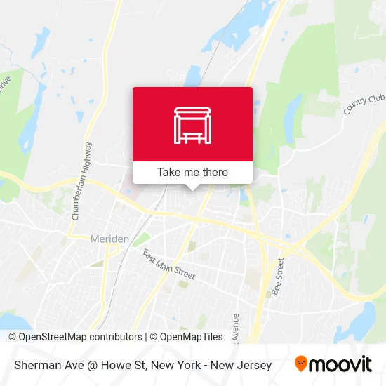 Sherman Ave @ Howe St map