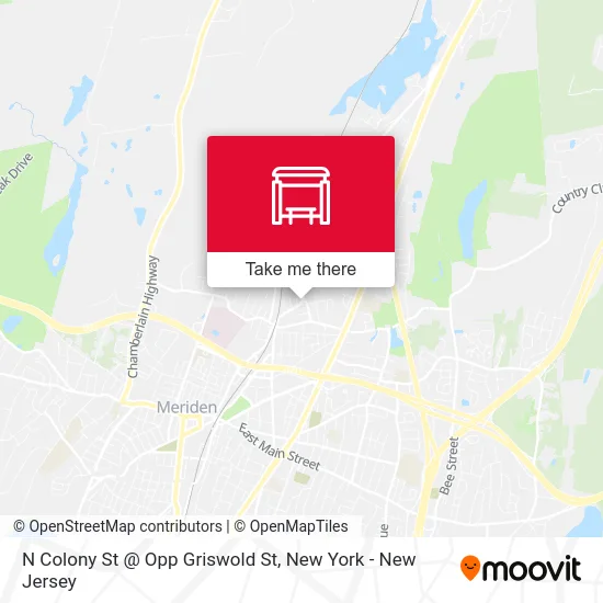 N Colony St @ Opp Griswold St map