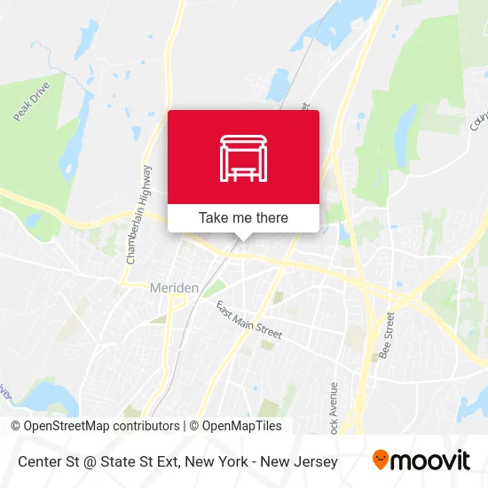 Center St @ State St Ext map