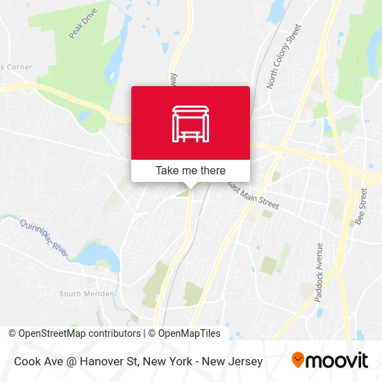 Cook Ave @ Hanover St map